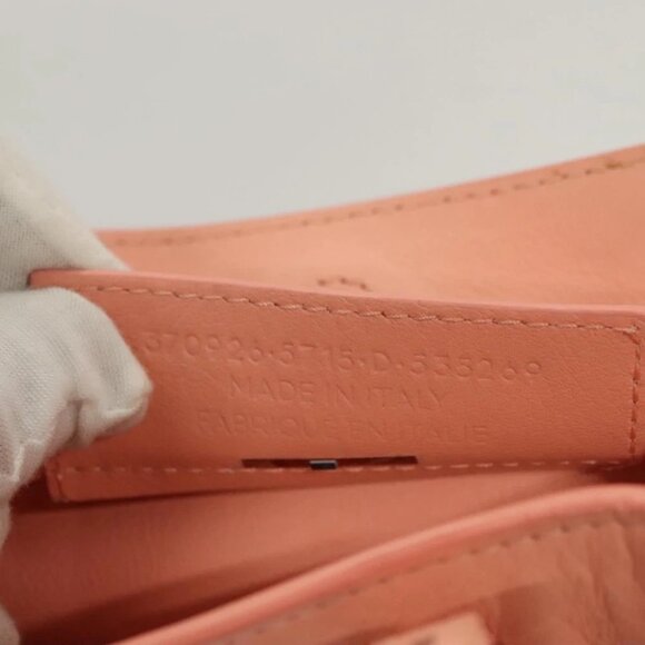 BALENCIAGA The Paper A6 Hand Bag Leather 2way Pink Silver - Picture 13 of 15